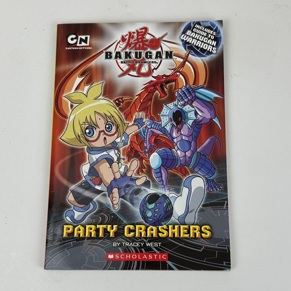 Bakugan Battle Brawlers Party Crashers Scholastic Book Tracey West Anime Kids